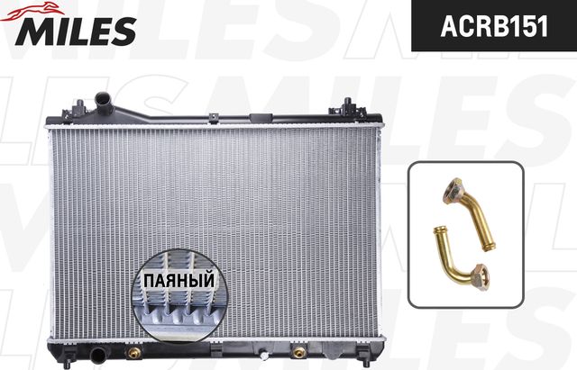 Радиатор охлаждения двигателя Miles для Toyota Corolla E110 1997-2001. Артикул ACRB199