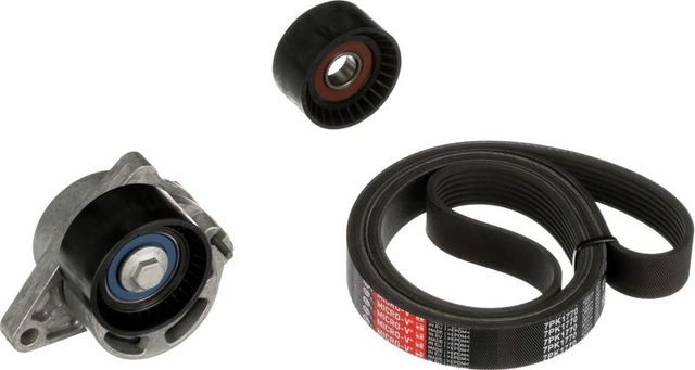 Приводной ремень поликлиновой с роликами (комплект) Gates Micro-V® для Renault Espace IV 2002-2015. Артикул K017PK1770