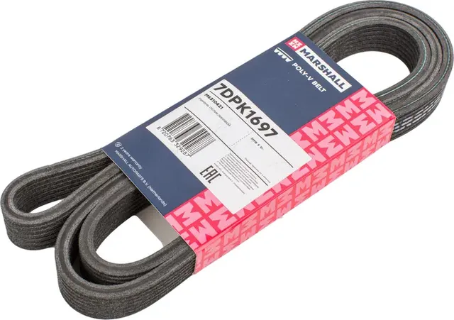 Ремень поликлиновой 7DPK1697 BMW 5 10- (M6310421) (Marshall). Артикул M6310421