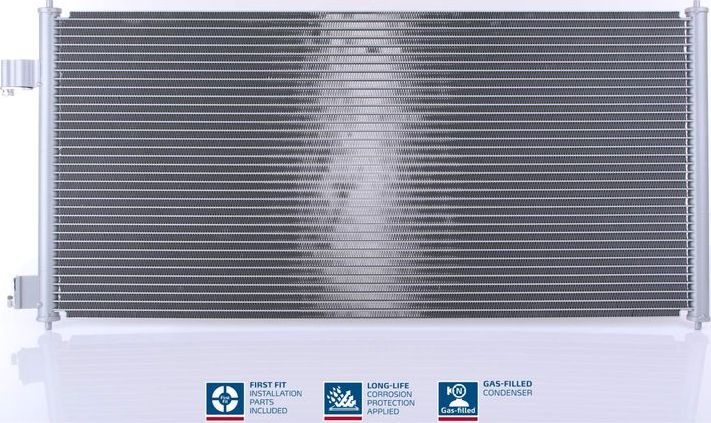 Радиатор кондиционера (конденсатор) Nissens (алюминий). Артикул 94664