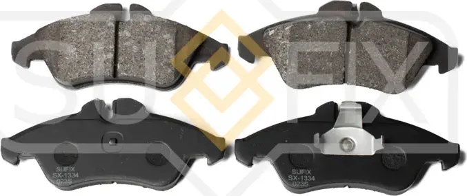 Колодки тормозные дисковые | перед прав/лев | (Sufix). Артикул SX-1334