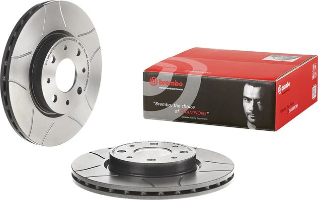 Тормозной диск Brembo MAX передний для Fiat Albea 2000-2012. Артикул 09.5870.75