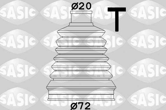 Пыльник ШРУСа наружный Sasic (термопласт). Артикул 2933083
