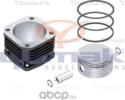 RK.01.089_р/к компрессора!(гильза+поршень) !/MB Actros/Axor OM501 (Yumak). Артикул RK01089