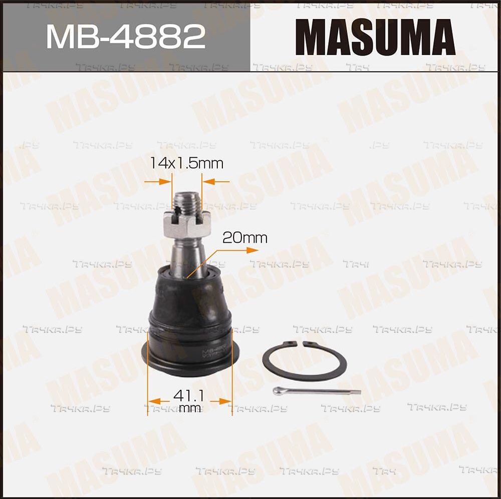 Шаровая опора Masuma передняя передняя правая/левая нижняя для Nissan Cefiro A33 2000-2003. Артикул MB-4882
