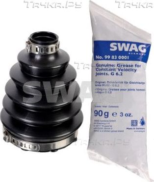 Пыльник ШРУСа наружный SWAG (термопластичный полиэфирный эластомер) передний для SEAT Ibiza V 2017-2026. Артикул 33 10 3321