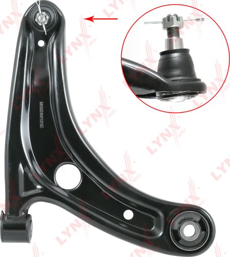 Поперечный рычаг передней подвески LYNXauto правый для Honda Jazz I 2002-2008. Артикул C5131R