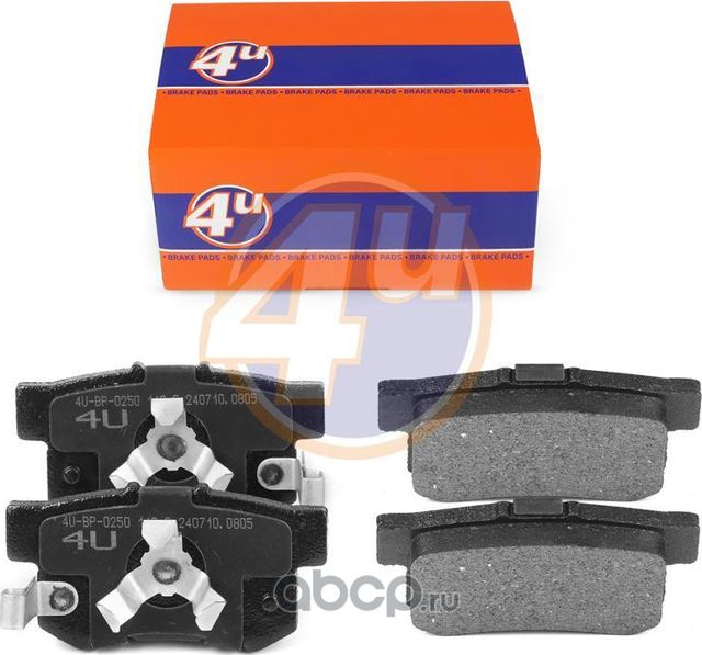 КОЛОДКИ ЗАД HONDA STREAM (RN) CR-V II (RD_) ACCORD VII (CL, CN) ACCORD VII TOURE (4U). Артикул 4UBP0250