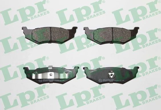 Тормозные колодки LPR задние для Plymouth Voyager III 1995-1996. Артикул 05P894