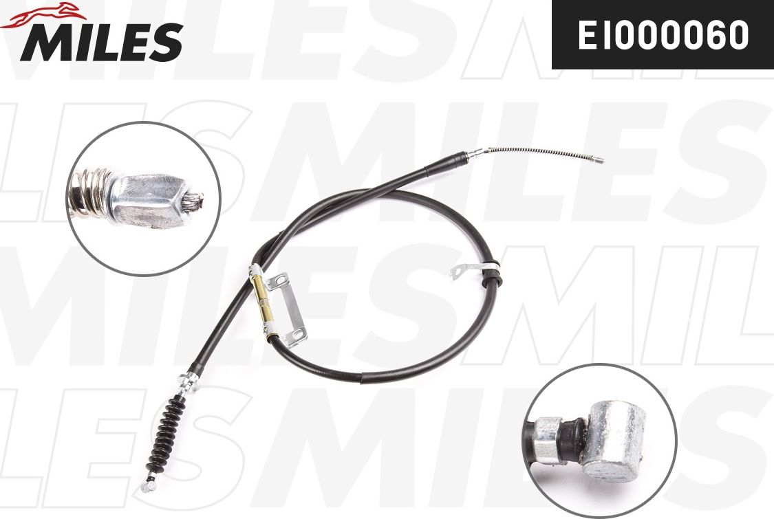 Трос ручника (тросик ручного тормоза) Miles. Артикул EI000060