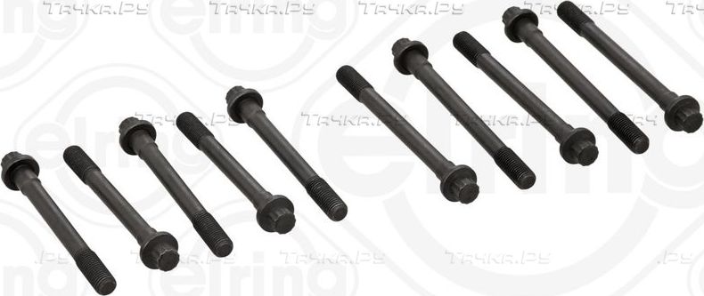 Комплект болтов ГБЦ Elring для Toyota Sprinter Carib II 1987-1989. Артикул 708.210