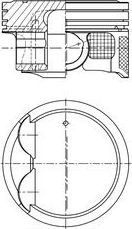 Поршень Kolbenschmidt для Smart Fortwo II (W451) 2007-2015. Артикул 41514600