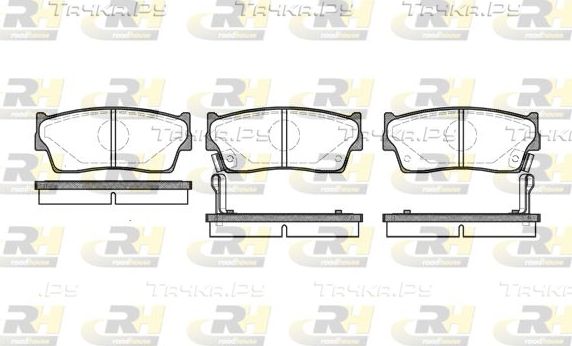 Тормозные колодки RoadHouse передние для Geo Tracker 1988-1998. Артикул 2289.02