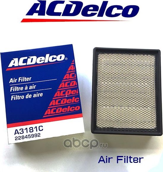 ФИЛЬТР ВОЗДУШНЫЙ Acdelco. Артикул A3181C