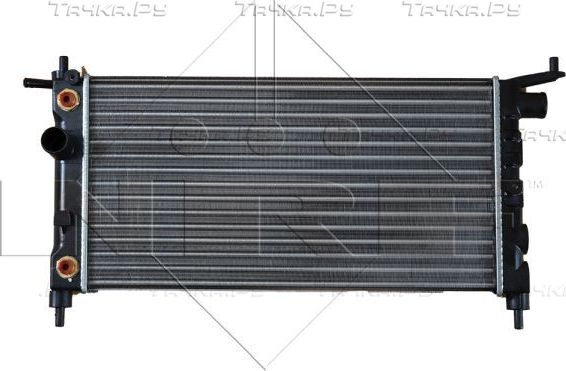 Радиатор охлаждения двигателя NRF (алюминий) для Opel Tigra A 1994-2000. Артикул 50552