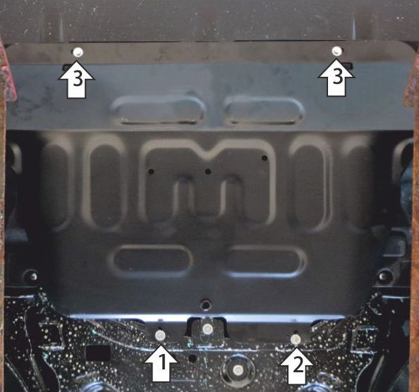 Защита АвтоСтандарт для картера и КПП Jetour Dashing 2023-2026. Артикул 59013
