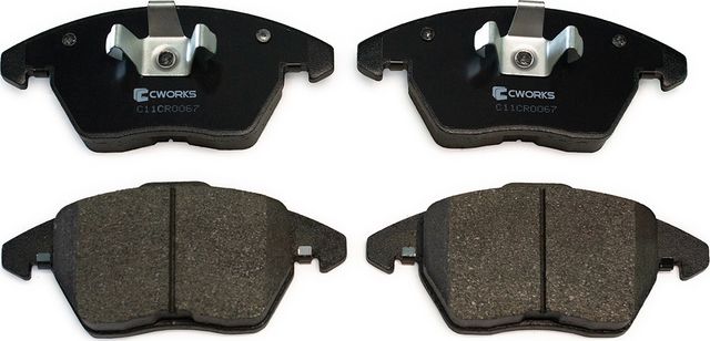 Тормозные колодки Cworks передние для Audi A1 I (8X) 2011-2018. Артикул C11CR0067