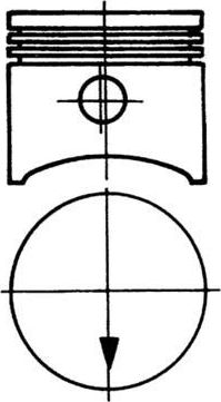 Поршень Kolbenschmidt. Артикул 90606610