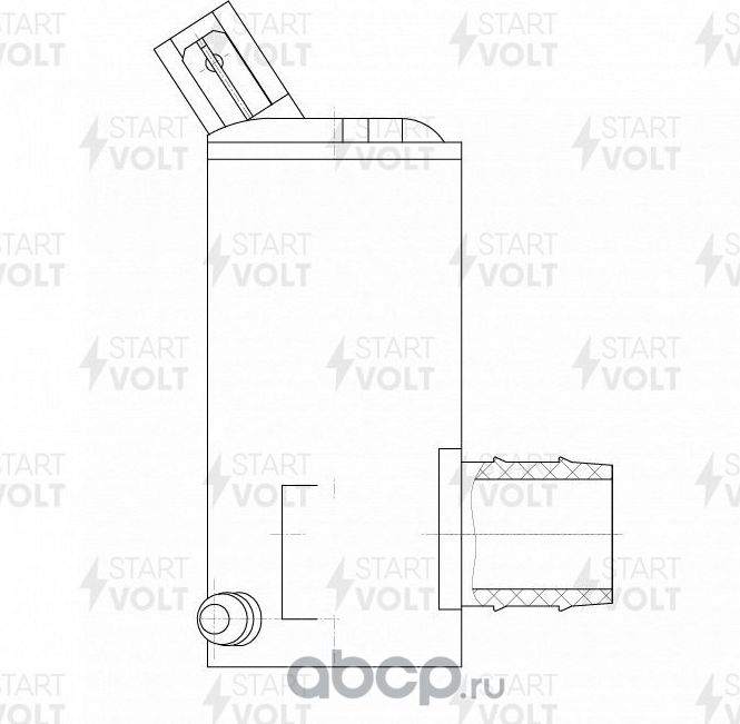 Насос омывателя лобового стекла StartVOLT. Артикул SWP 3008