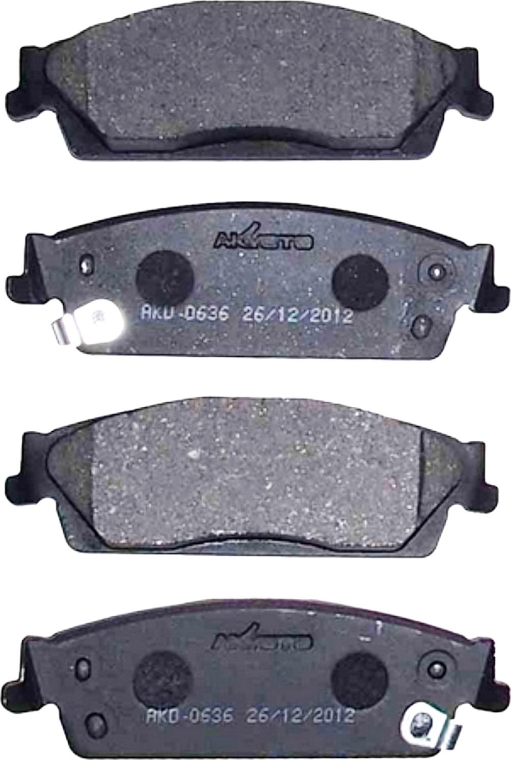 Тормозные колодки Akyoto Packing AKYOTO. Артикул AKD-0636