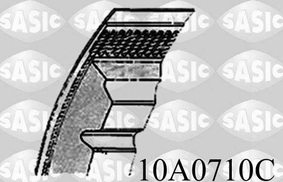 Приводной ремень поликлиновой Sasic. Артикул 10A0710C