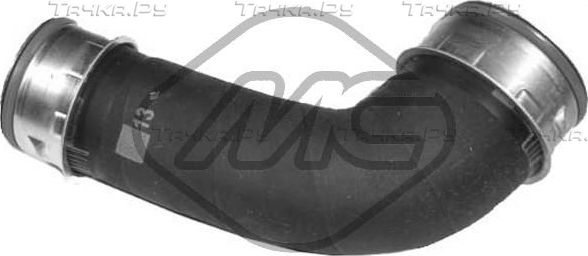Патрубок интеркулера Metalcaucho для Volkswagen Multivan T5 2003-2009. Артикул 09530