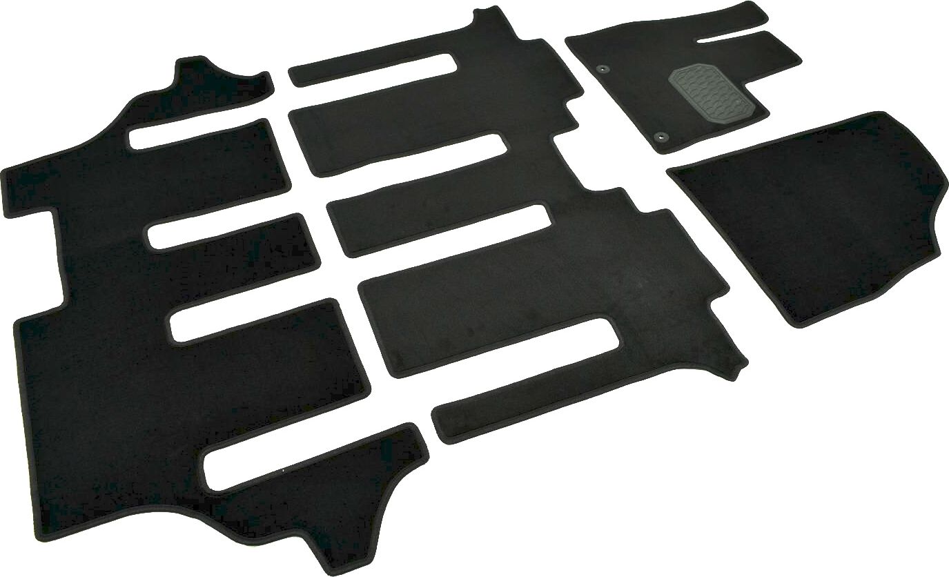 Коврики текстильные Норпласт для салона GAC M8 (3 ряда) 2022-2026. Артикул NPA11-VTe270-270