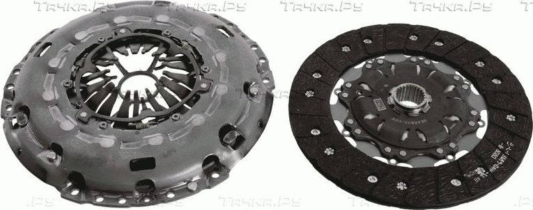 Сцепление (комплект) SACHS XTend для Volkswagen Transporter T6 2015-2026. Артикул 3000 950 794