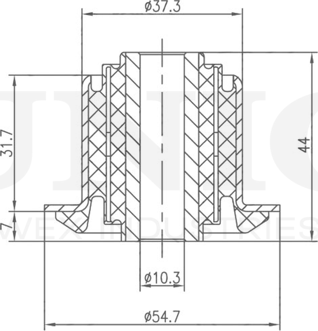 Сайлентблок рычага подвески (Unio). Артикул RMP-20016