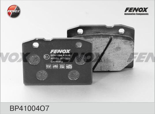 Тормозные колодки Fenox передние для ВАЗ 2102 1973-1985. Артикул BP41004O7
