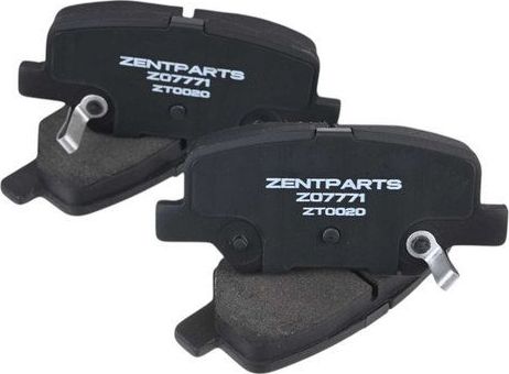 Тормозные колодки Zentparts. Артикул Z07771