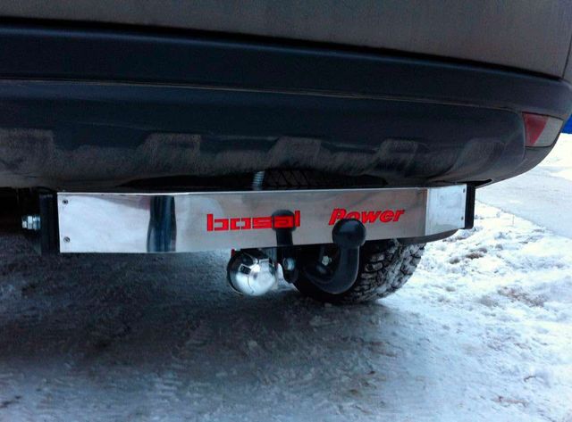 Фаркоп Oris (ранее Bosal) для Suzuki Grand Vitara III 5-дв. 2005-2015 (с декор. пластиной). Артикул 2850-ABP