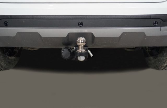 Фаркоп ТСС оцинкованный под американский квадрат для Chery Tiggo 4 Pro 2022-2026. Артикул TCU00327