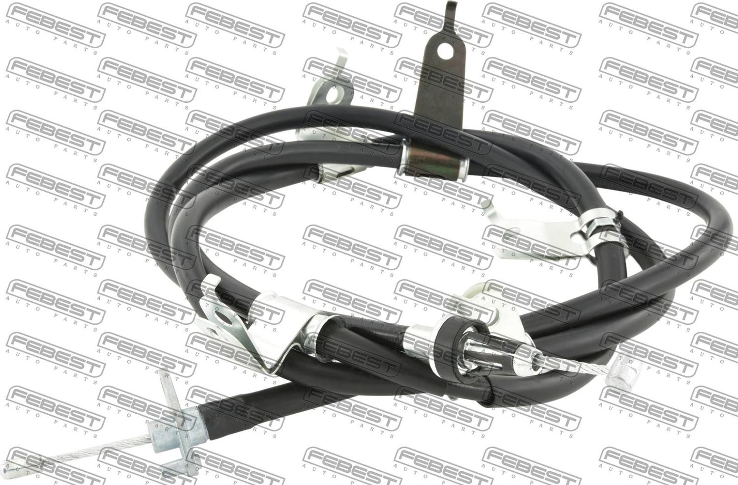 Трос ручника (тросик ручного тормоза) Febest. Артикул 0199-PCGRJ200RH