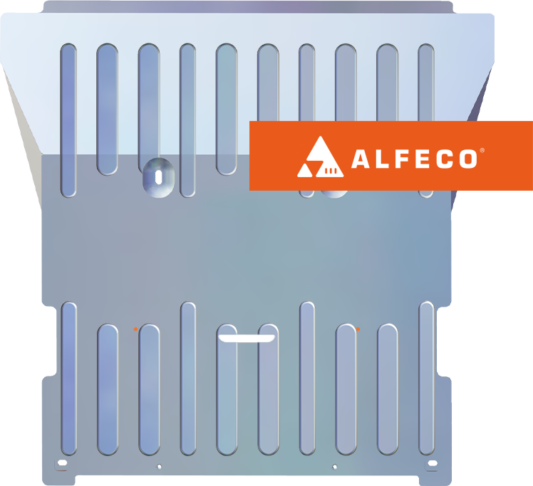 Защита алюминиевая Alfeco для картера BMW 5-серия E39 520 1995-2002. Артикул ALF.34.01 AL4