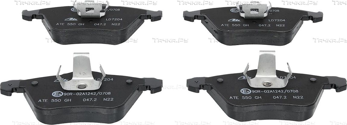 Тормозные колодки ATE Ceramic передние для Opel Vectra C 2005-2008. Артикул 13.0470-7204.2