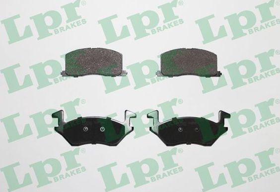 Тормозные колодки LPR передние для Toyota Starlet IV (P80) 1989-1996. Артикул 05P560