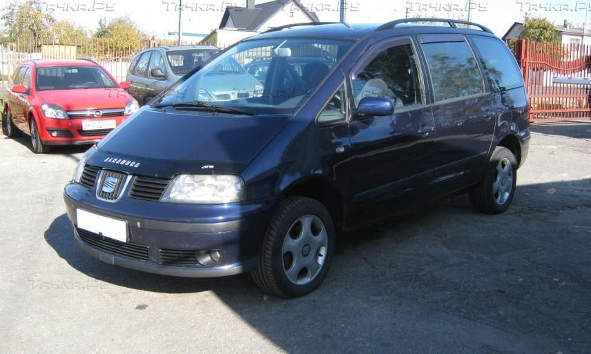 Дефлектор VT52 для капота Seat Alhambra 2000-2004. Артикул ST04VT