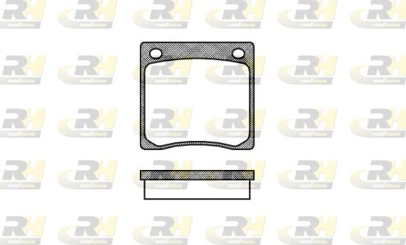 Тормозные колодки RoadHouse передние для Nissan Cherry I (E10) 1975-1978. Артикул 2067.00