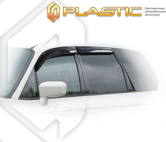 Дефлекторы СА Пластик для окон (Classic полупрозрачный) Honda Odyssey RA6-RA7 1999-2003. Артикул 2010030300719