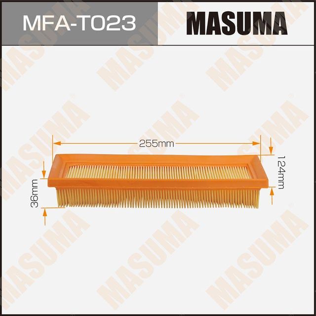 Воздушный фильтр Masuma. Артикул MFA-T023