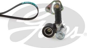 Приводной ремень поликлиновой с роликами (комплект) Gates FleetRunner™ Micro-V® Kit для MAN TGA 1999-2014. Артикул K018PK1375HD