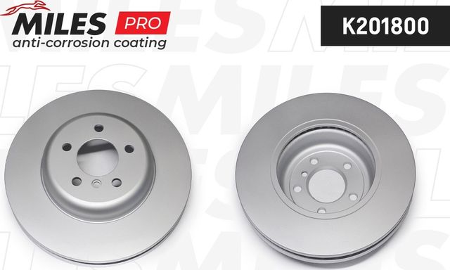Тормозной диск Miles передний для BMW 6 III (F06/F13/F12) 2011-2018. Артикул K201800