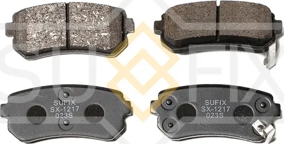 Колодки тормозные задние (Sufix). Артикул SX1217