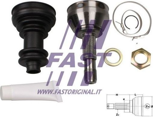 Шрус наружный (граната) Fast для Citroen C25 1981-1994. Артикул FT25001K