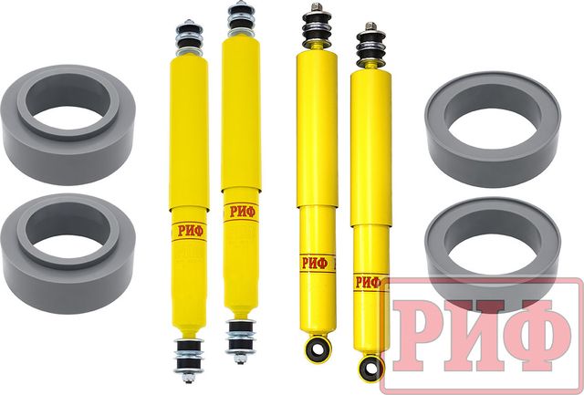 Лифт-комплект РИФ лайт для Toyota Land Cruiser 80 1988-1998, лифт 50 мм. Артикул RIF-TLC80-C-lite
