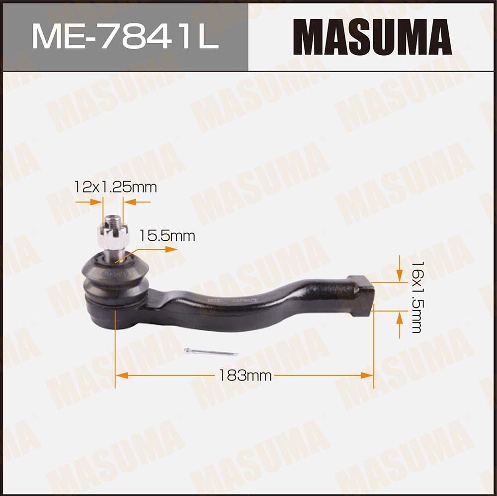 Наконечник рулевой тяги Masuma. Артикул ME-7841L