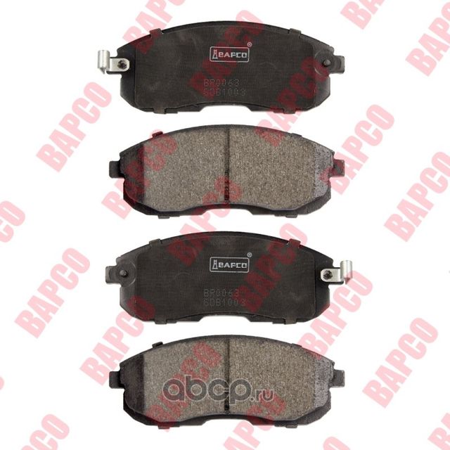 Колодки тормозные дисковые пер. NISSAN 350Z 05-, MAXIMA, JUKE 13-, TEA (Bapco) Bapco. Артикул BP0063