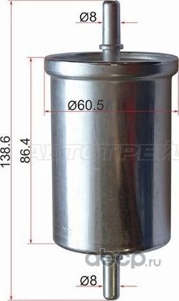 ФИЛЬТР ТОПЛИВНЫЙ RENAULT LOGAN 04-SANDERO 07-MEG (SAT). Артикул ST7700845961