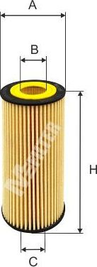 Масляный фильтр MFilter для BMW 6 II (E63/E64) 2007-2010. Артикул TE 4008